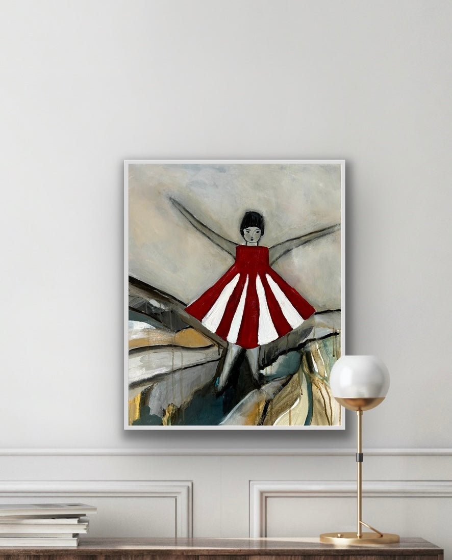 Akrylmålning - VÅGA