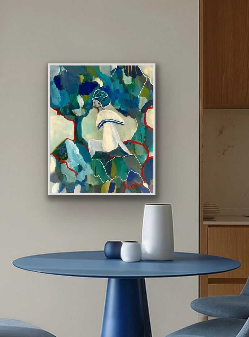 Akrylmålning - Sjömanspojken