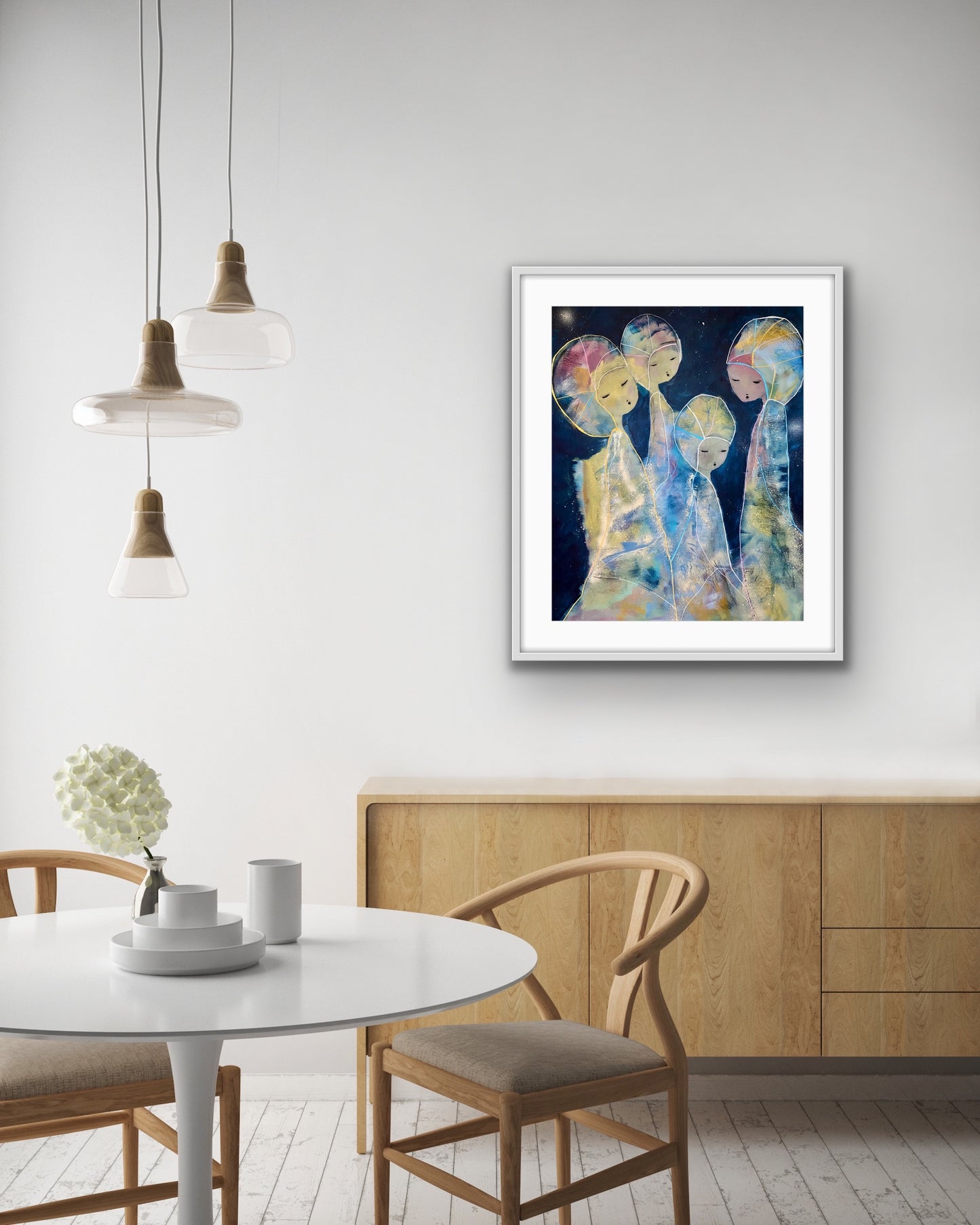 lights in the dark, Fine Art print av den svenska konstnären Karolina Palmér.