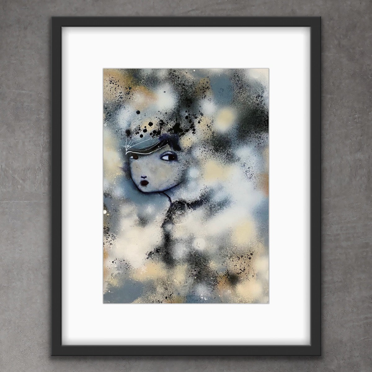 Poster Expectant av konstnären Karolina Palmér. A3-motiv i lugna färger.