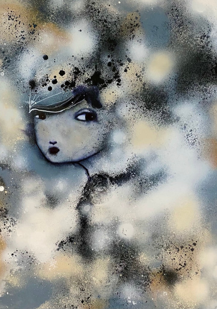 Poster Expectant av konstnären Karolina Palmér. En lugn poster i A3-format.