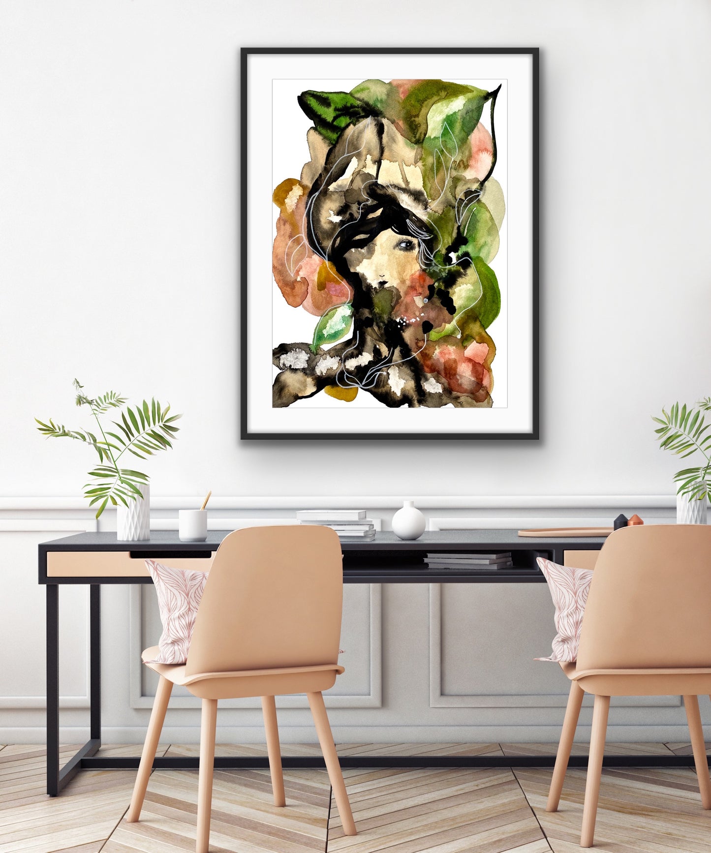 Suddenly poster av Karolina Palmér. Motiv i naturfärger i måttet 50*70 cm.
