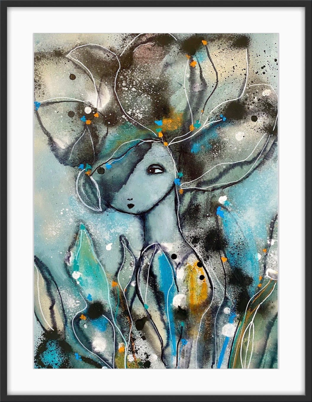 Poster Tusen gånger starkare av konstnären Karolina Palmér.