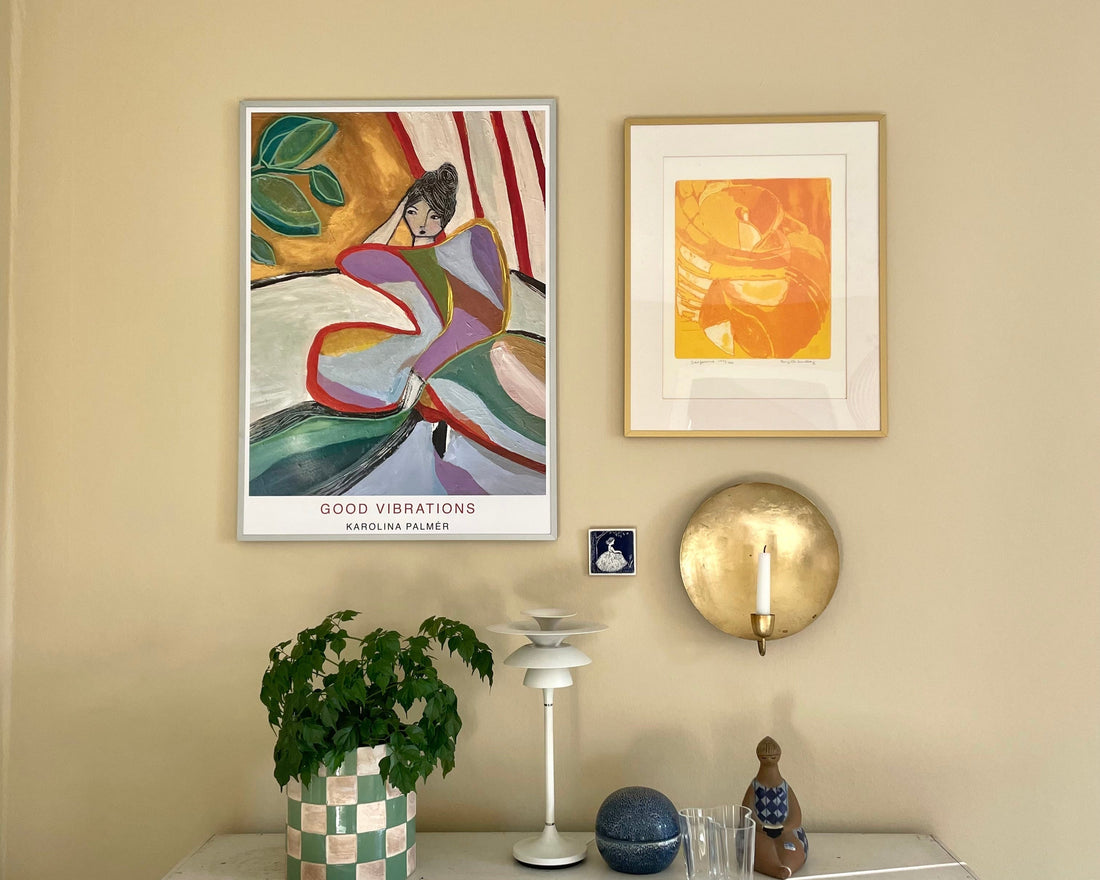 Färgstarka konstverk av Karolina Palmér