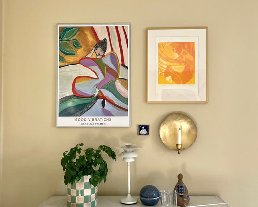 Färgstarka konstverk av Karolina Palmér