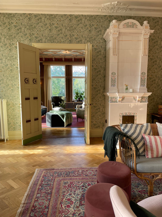 En balanserad Feng Shui miljö på Villa Strömsfors.