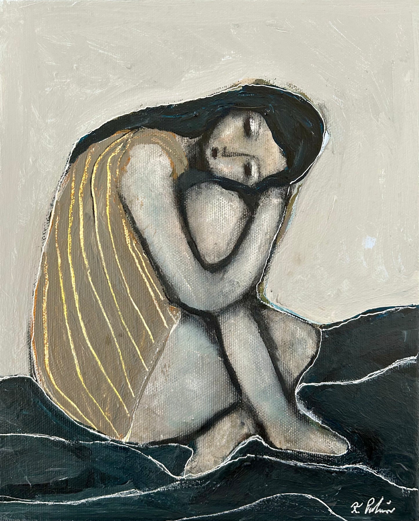 Akrylmålning - Little Rest