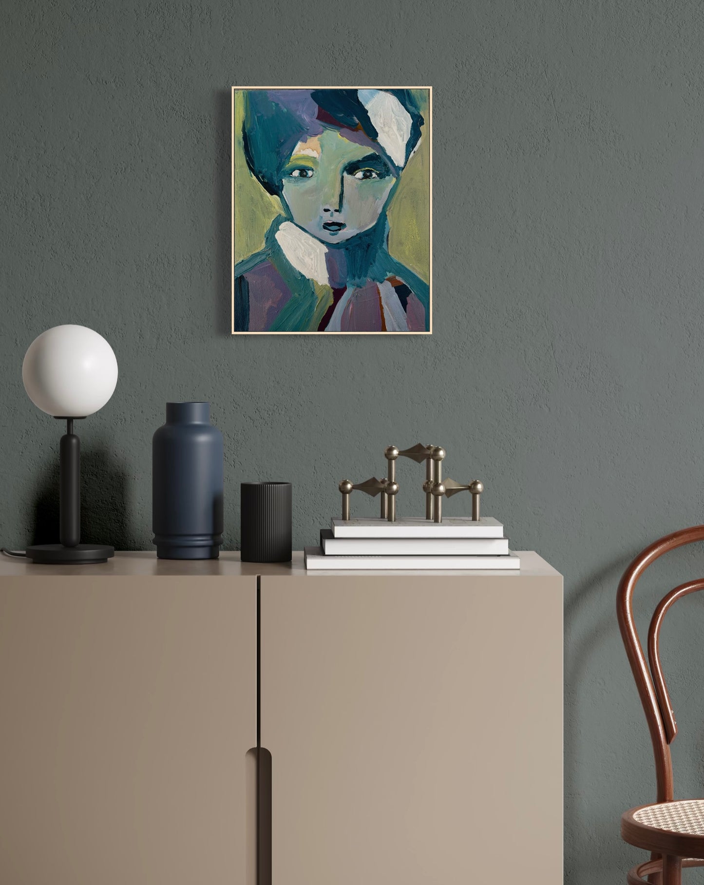 Akrylmålning - Tender