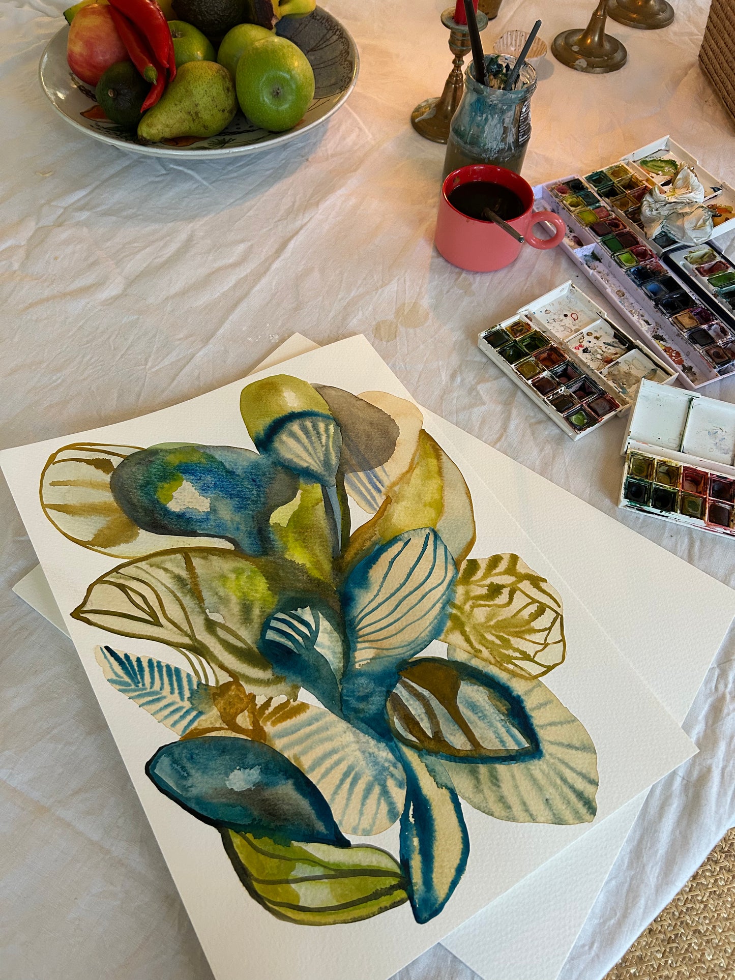 Akvarellmålning - Spirit