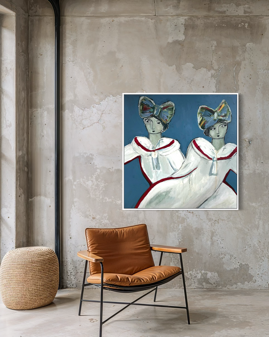 Akrylmålning - Speglingar