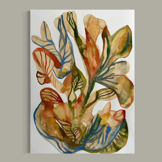 Akvarellmålning Spring av konstnären Karolina Palmér.