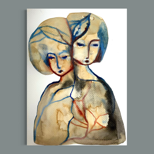 Akvarellmålning - Själsband