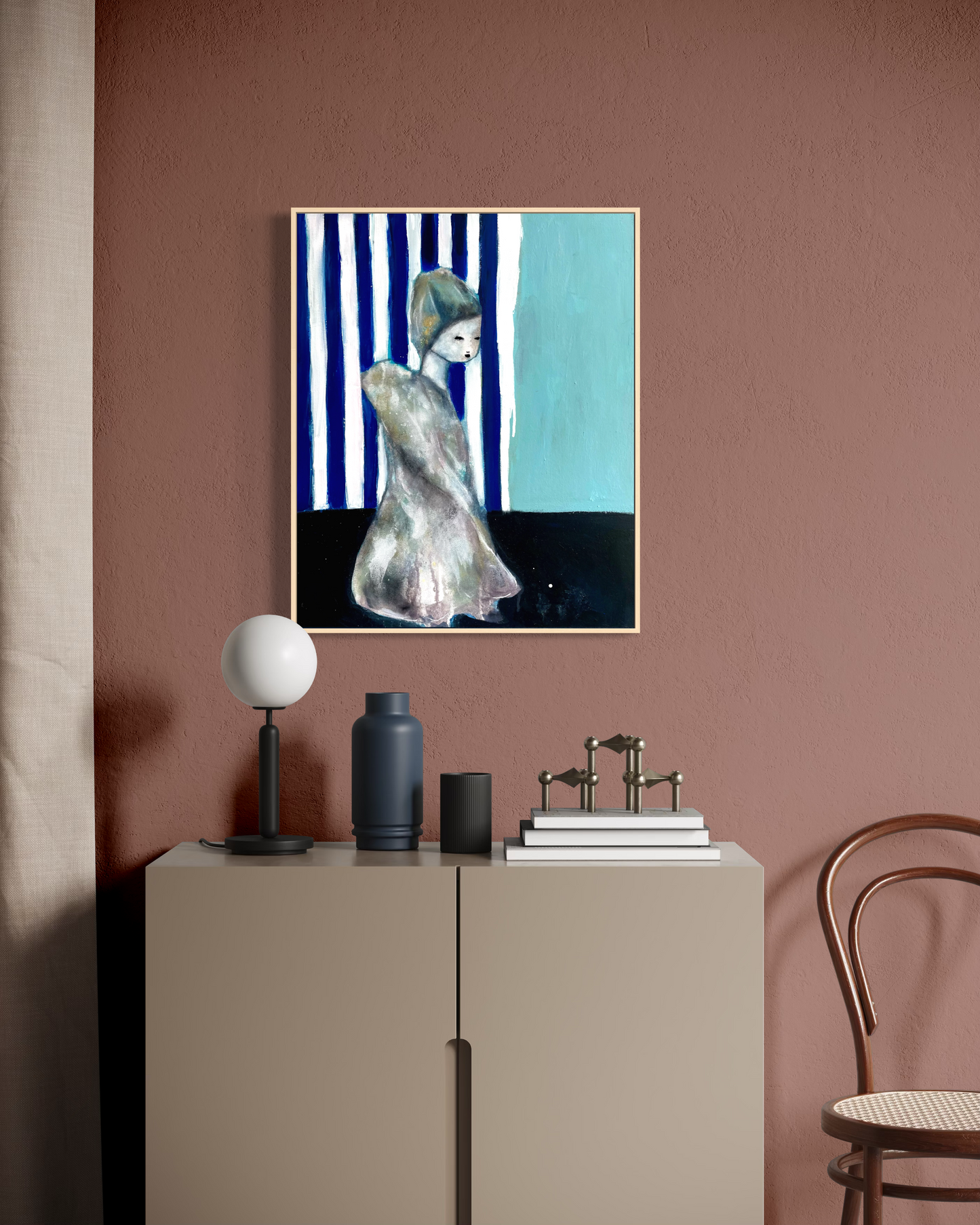 Akrylmålning - Inre rum