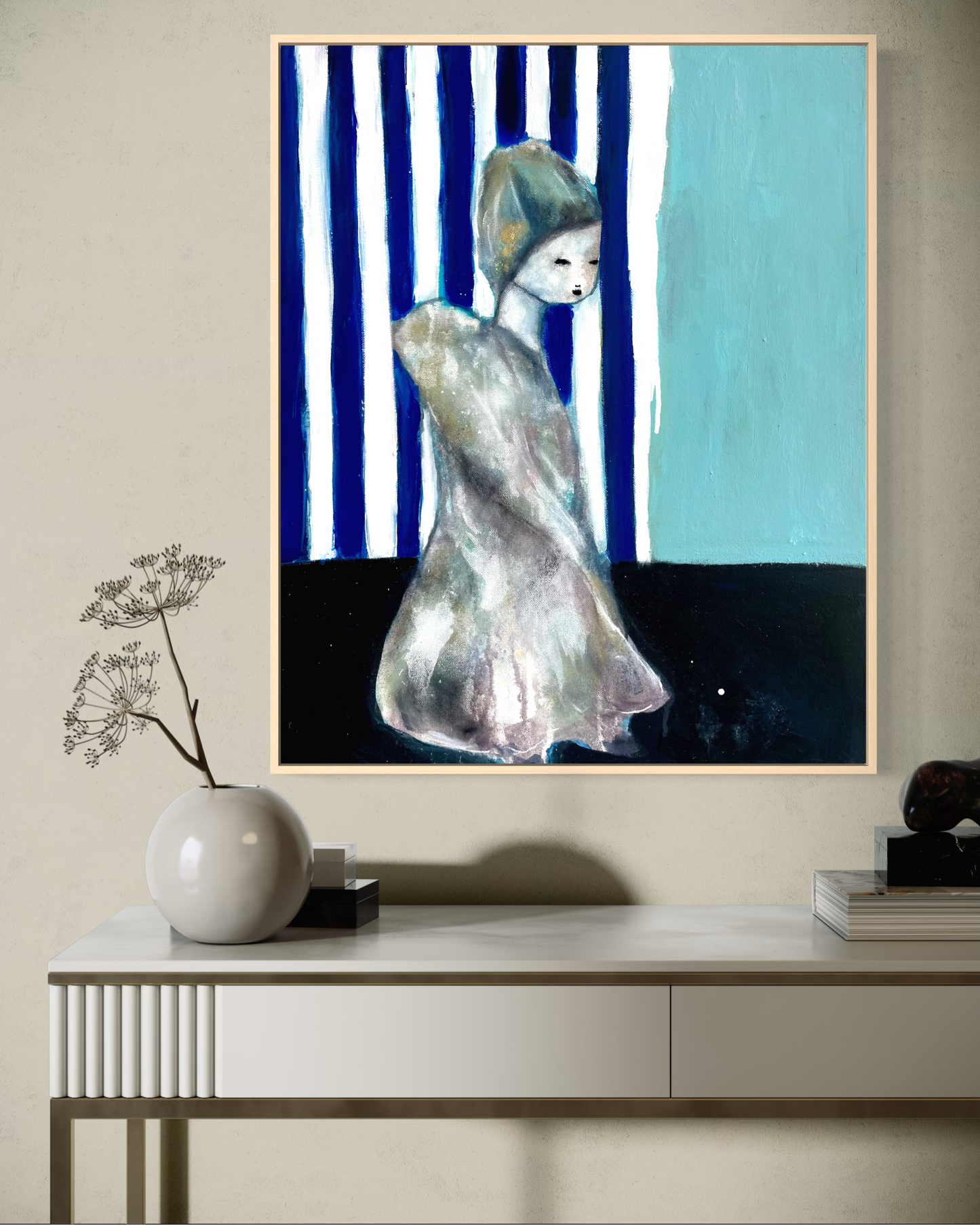 Akrylmålning - Inre rum