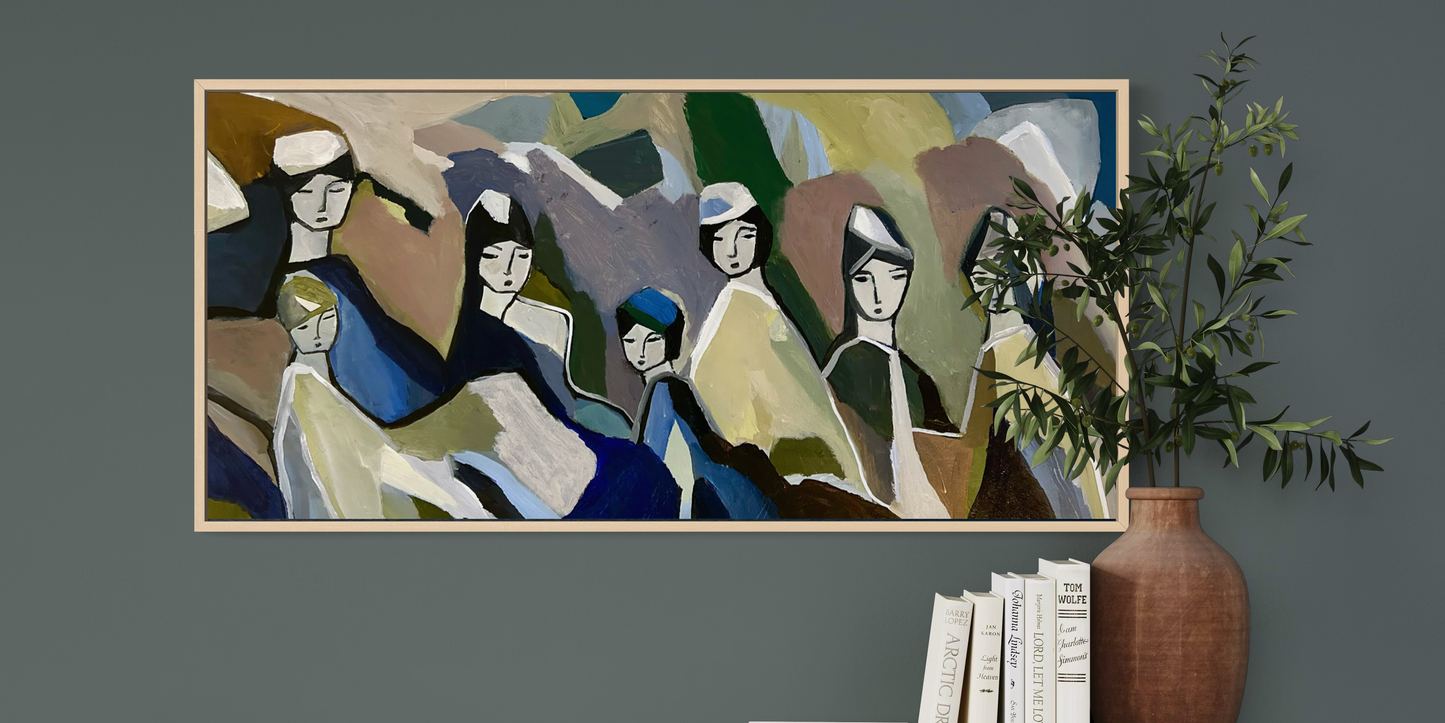 Akrylmålning - People