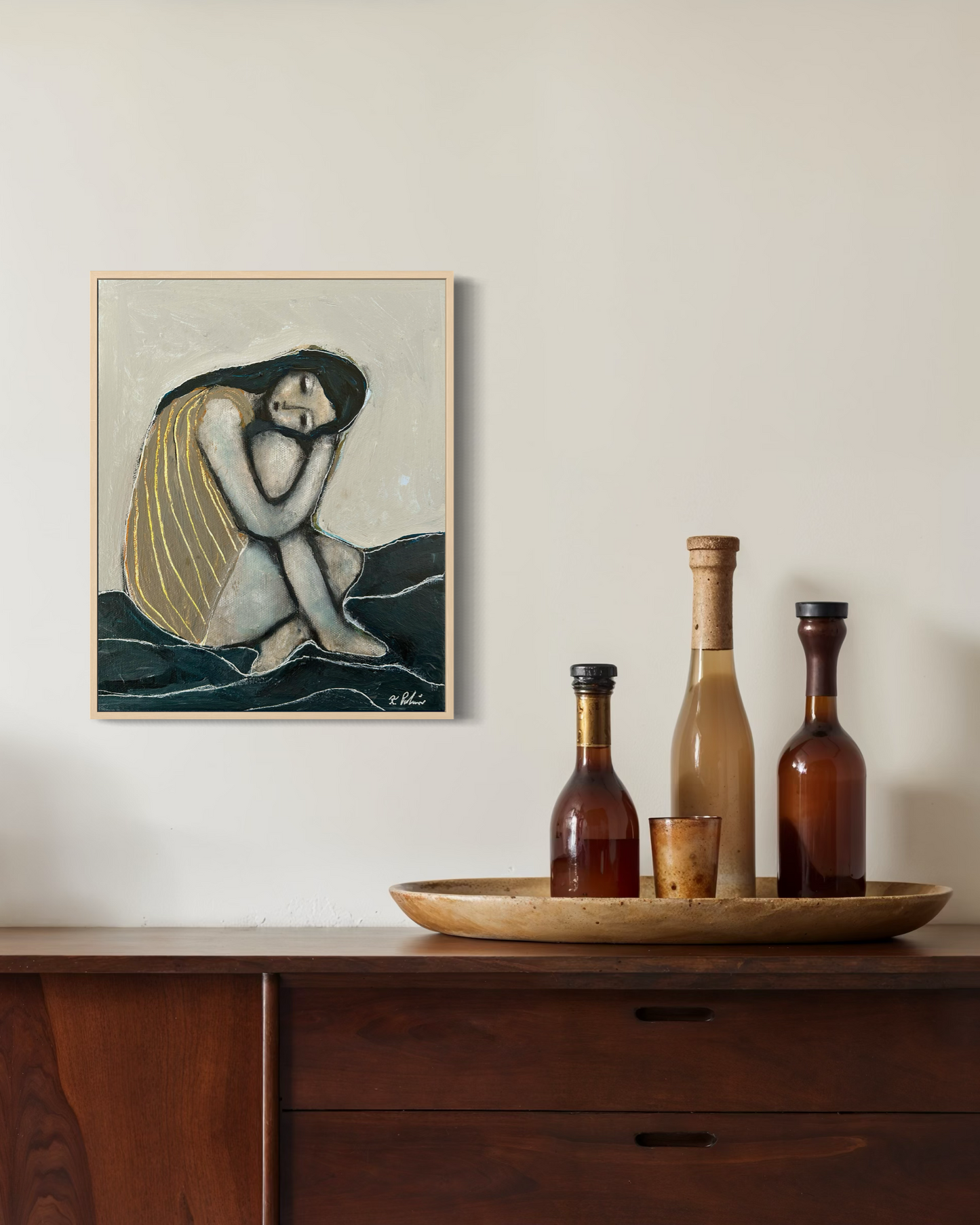 Akrylmålning - Little Rest