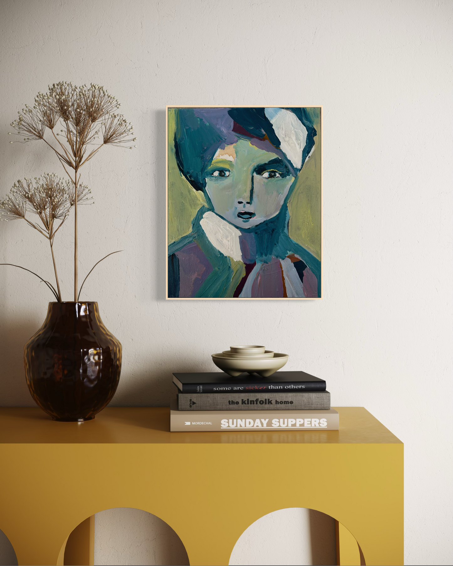 Akrylmålning - Tender