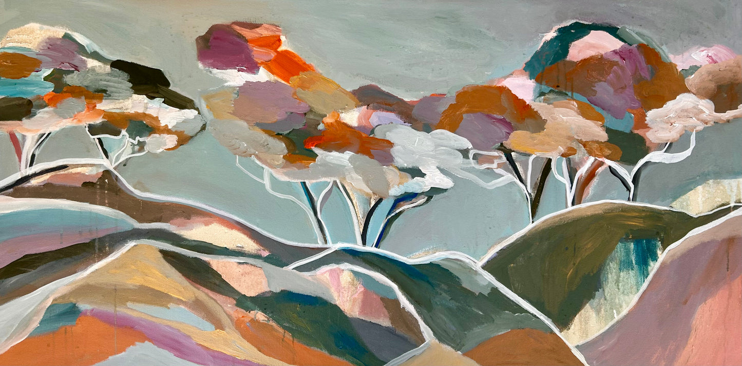 Akrylmålning -Bliss