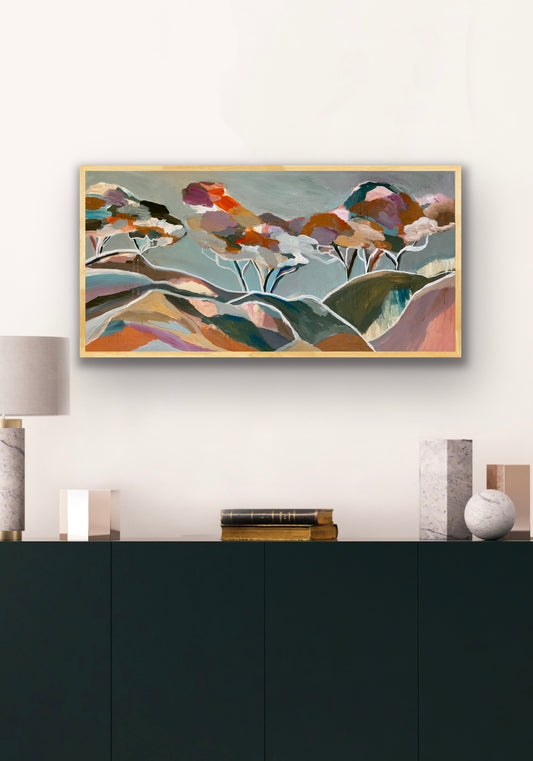 Akrylmålning -Bliss