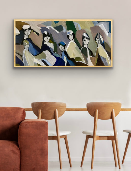 Akrylmålning - People