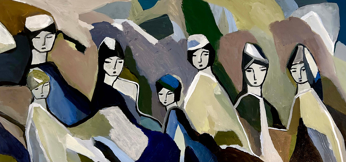 Akrylmålning - People