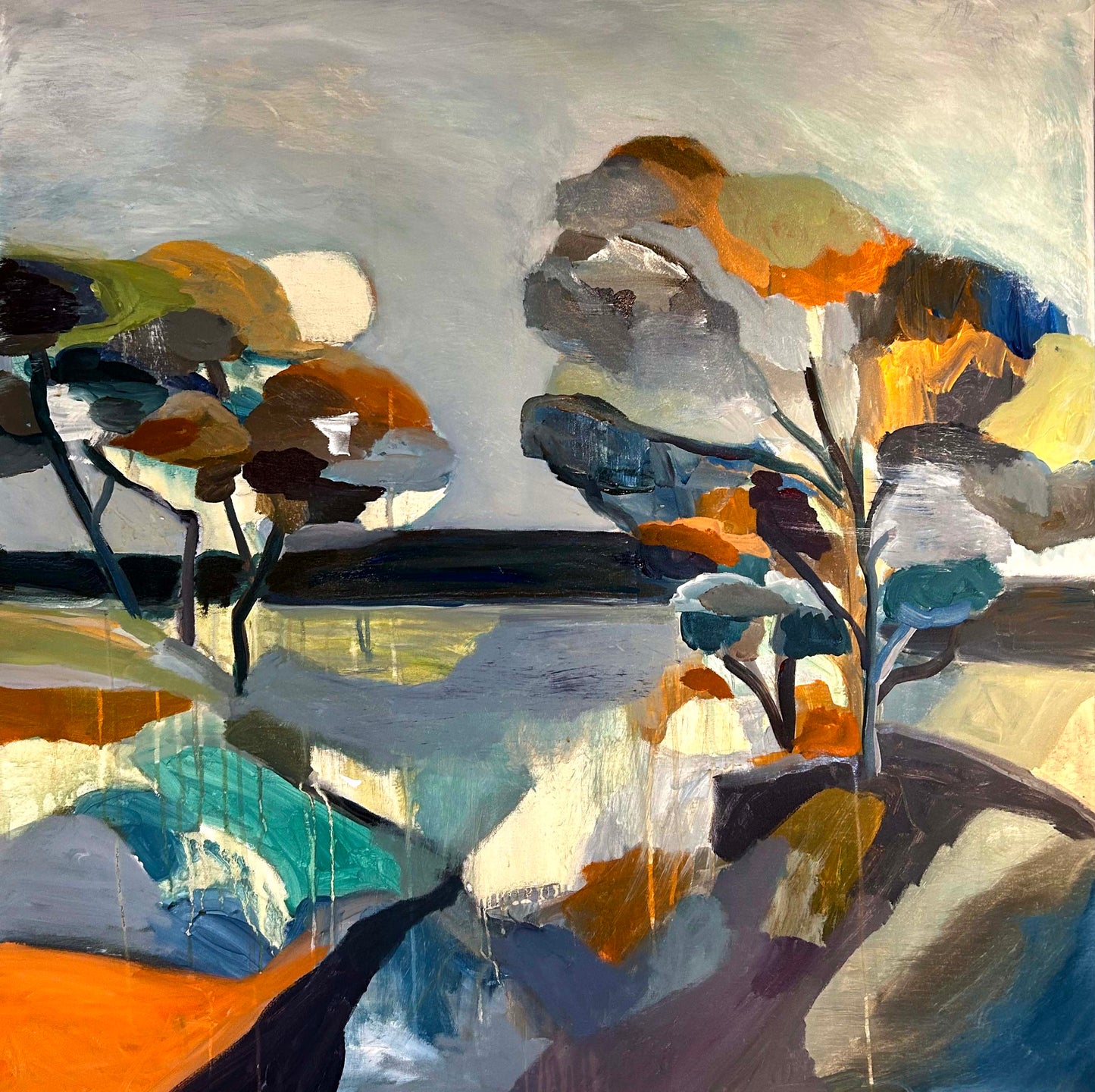 Akrylmålning - Skiftningar