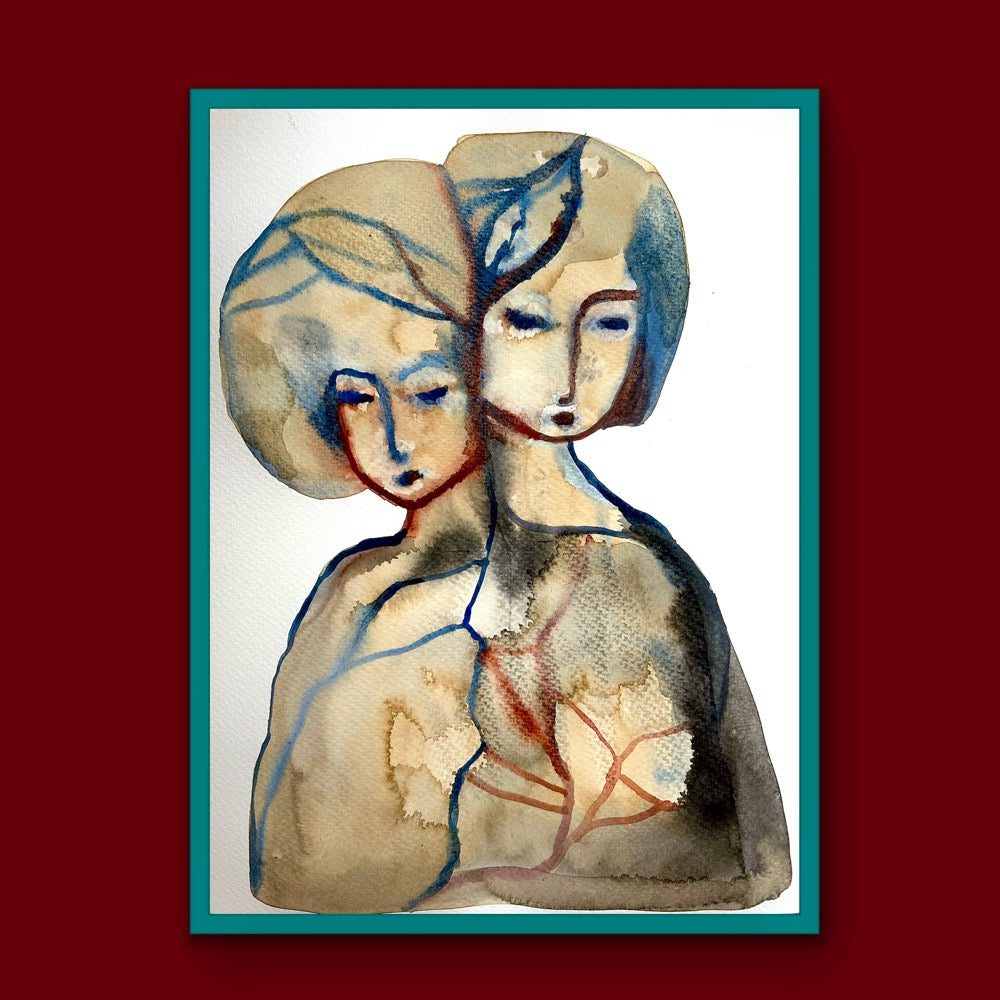 Akvarellmålning - Själsband